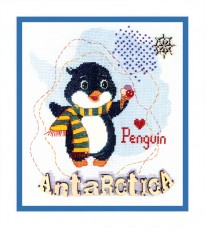 Набор для вышивания крестом Детский мир. Антарктика Cristal Art ВТ-180