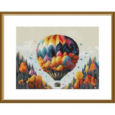 Набор для вышивки нитками на канве с фоновым изображением Осеннее путешествие  Новая Слобода (Нова слобода) СР3364
