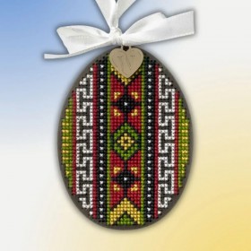 Набор для вышивки нитками на деревянной основе Wonderland Crafts Писанка. Закарпатская область FLW-105