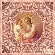 Схема вышивки бисером на атласе Святой Апостол и Евангелист Матвей