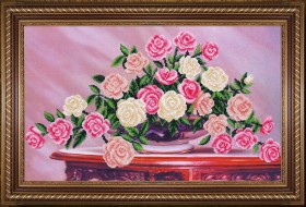 Набор для вышивки бисером Садовые розы Магия канвы Б-296 МК - 1 190.00грн.