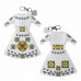 Набор для вышивки нитками на искусственной коже Wonderland Crafts Шарм для сумки - Платье. Пионовое настоение FLHL-137