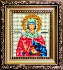 Набор для вышивки бисером Икона святая праведная Иоанна (Жанна, Яна) Чарiвна мить (Чаривна мить) Б-1122