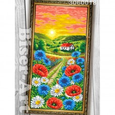 Схема вышивки бисером на габардине Бисер Арт Панно Закат солнца 3060018 Biser-Art 3060018