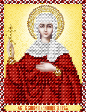 Схема для вышивки бисером на атласе Св. Великомученица Дарья А-строчка Ас5-081