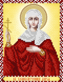 Схема для вышивки бисером на атласе Св. Великомученица Дарья А-строчка Ас5-081 - 41.00грн.