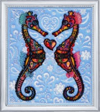 Набор для вышивки бисером Морские коньки Баттерфляй (Butterfly) 647
