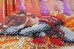 Набор-миди для вышивки бисером на натуральном художественном холсте У огонька Абрис Арт AMB-040
