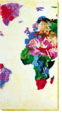 Набор для вышивки бисером Карта мира -2 Абрис Арт АВ-464