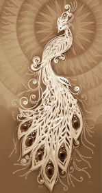 Схема вышивки бисером на габардине Жар-Птица Tela Artis (Тэла Артис) ТК-094 - 195.00грн.