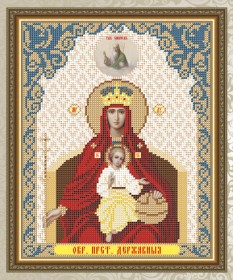 Схема для вышивки бисером на габардине Пресвятая Богородица Державная Art Solo VIA4235 - 53.00грн.