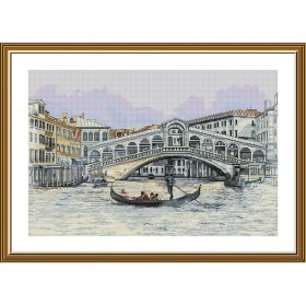 Набор для вышивки нитками на белой канве Венецианский канал Новая Слобода (Нова слобода) РЕ3524 - 332.00грн.