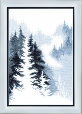 Набор для вышивания крестом Зимний лес Cristal Art ВТ-158