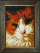 Набор для вышивки бисером Рыжий кот