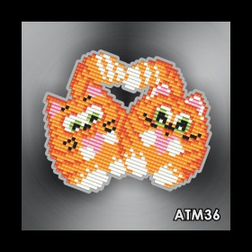Магнит для выкладки алмазной мозаикой Коты неразлучники Art Solo АТМ36 - 139.00грн.
