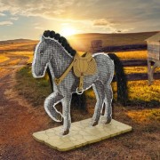 Набір для вишивки нитками на пластиковій основі Волшебная страна Дика легенда FLX-133