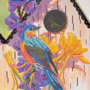 Рисунок на ткани для вышивки бисером Птичкин дом