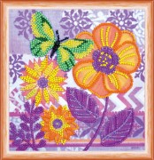 Набор для вышивки бисером Удивительные цветы 