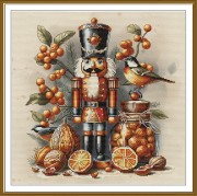 Набір для вишивання хрестиком на канві Нова Слобода Лускунчик СР2378