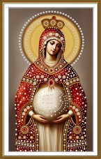 Набір для вишивання бісером Нова Слобода Янгол Охоронець НК3346