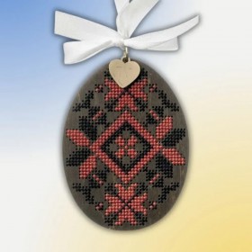 Набор для вышивки нитками на деревянной основе Wonderland Crafts Писанка. Волынская область FLW-104