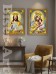 Схема вышивки бисером на габардине Бисер Арт Иисус Христос (золото, серебро) 30х40-В745 Biser-Art 30х40-В745
