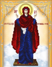 Схема для вышивки бисером на атласе Икона Божией Матери Нерушимая Стена А-строчка АС4-115 - 61.00грн.