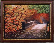 Набор для вышивки бисером Осенний мостик