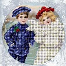 Набор для вышивки ювелирным бисером Рождественская история 10 Краса и творчiсть 11214
