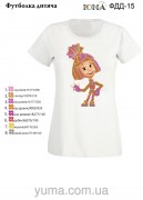 Детская футболка для вышивки бисером Симка