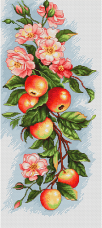 Набор для вышивки крестом Композиция с яблоками Luca-S В211