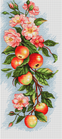 Набор для вышивки крестом Композиция с яблоками Luca-S В211 - 1 518.00грн.
