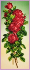 Набор для вышивки бисером Букет красных роз Картины бисером Р-348