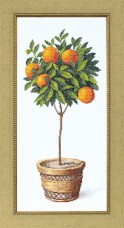 Набор для вышивки крестом Апельсиновое дерево Cristal Art ВТ-127