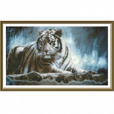 Набор для вышивки нитками на канве с фоновым изображением Амурский тигр Новая Слобода (Нова слобода) СР2242