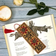 Набор для вышивки нитками на крафтовом картоне Wonderland Crafts Закладка - Герберы WLZ-015 Набор для вышивки нитками на крафтовом картоне Wonderland Crafts Закладка - Герберы WLZ-015