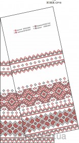 Схема вышивки бисером на габардине Свадебный рушник  Юма ЮМА-СР19 - 193.00грн.