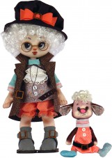 Набор для шитья куклы и мягкой игрушки Мальчик с овечкой Zoosapiens К1076Z
