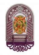 Набор для вышивки иконы с рамкой-киотом Богородица Неопалимая Купина