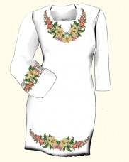 Заготовка женского платья для вышивки бисером  Biser-Art Сукня 6010 (габардин)