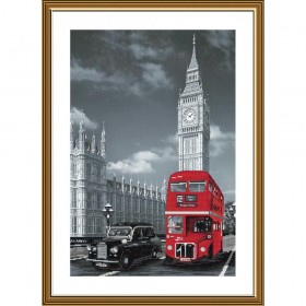 Набор для вышивки нитками на канве с фоновым изображением Лондон Новая Слобода (Нова слобода) СР2283 - 378.00грн.