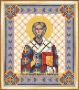 Схемы для вышивания бисером на авторской канве Святой архиепископ Геннадий