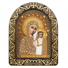 Набір для вишивки бісером, в рамці - кіоті Образ Преподобної Богородиці Казанської