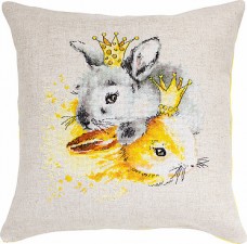 Набор подушки для вышивки крестом Кролики Luca-S PB135