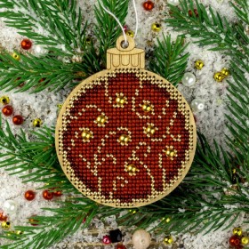 Набор для вышивания бисером по дереву Красный шар Волшебная страна FLK-443 - 169.00грн.