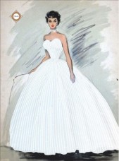 Схема для вышивки бисером на атласе Хрустальная невеста Миледи СЛ-3116