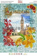 Схема для вышивки бисером на атласе Серія "Навколо світу Лондон"