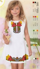 Заготовка детского платья для вышивки бисером Biser-Art Bis1753