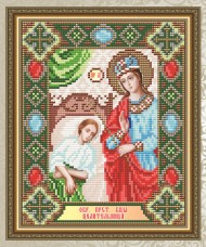 Набор для выкладки алмазной мозаикой Богородица Целительница Art Solo АТ5018