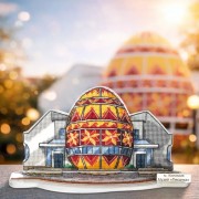 Набір для вишивки бісером на пластиковій основі Волшебная страна Коломия. Музей Писанка FLX-157